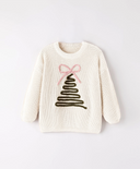 Pink Bow Tree Sweater