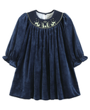 Blue Velvet Nativity Dress
